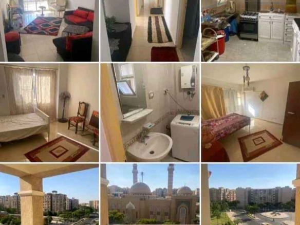 شقة ايجار بالفرش في مدينتي