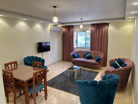 شقة مفروشة للإيجار دور أرضي بموقع مميز - تايكون العقاري