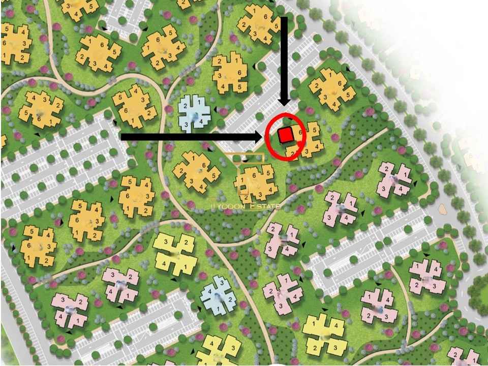 خريطة توضح موقع شقة للبيع بمدينة نور أقل من المدفوع بـ 100 ألف جنيه.