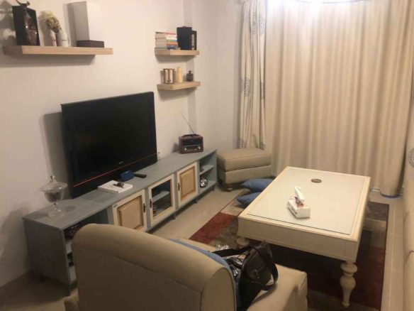 شقة مفروشة للإيجار مجهزة بالتكييف في مدينتي
