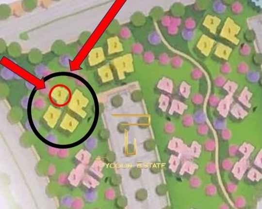 خريطة توضح موقع شقة 184م للبيع بمدينة نور أعلى تميز.