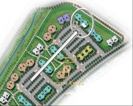 خريطة توضح موقع شقة فيو وايد جاردن بالتقسيط في مدينتي B14.