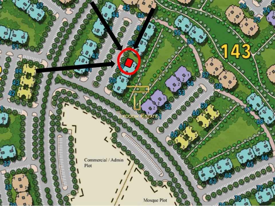 خريطة توضح موقع شقة بانوراما للبيع في مدينتي B14.