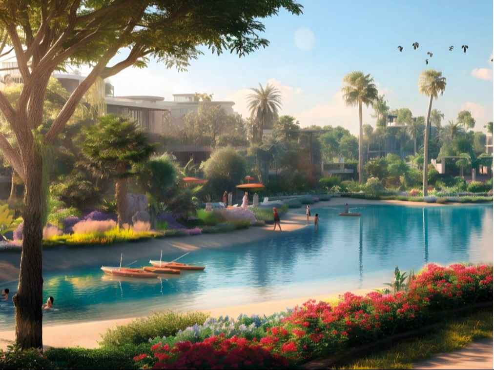 : شاليه دبل فيو للبيع في الساحل الشمالي 121 متر.