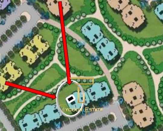 خريطة توضح موقع شقة للبيع في مدينتي فيو وايد جاردن بحري.