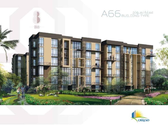 تصميم عمارة نموذج A66 في مدينتي B8