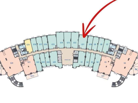 مكتب إداري للبيع في مدينتي داخل Open Air Mall بالتقسيط