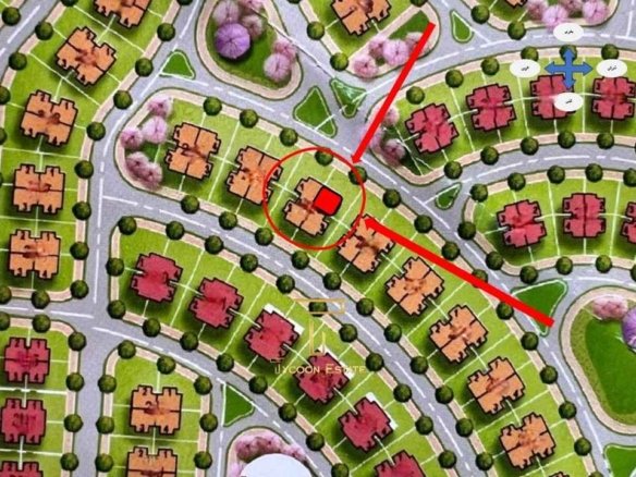 صورة توضح تصميم تاون هاوس نموذج Q2 للبيع في مدينة نور، مقدمة من تايكون العقاري.